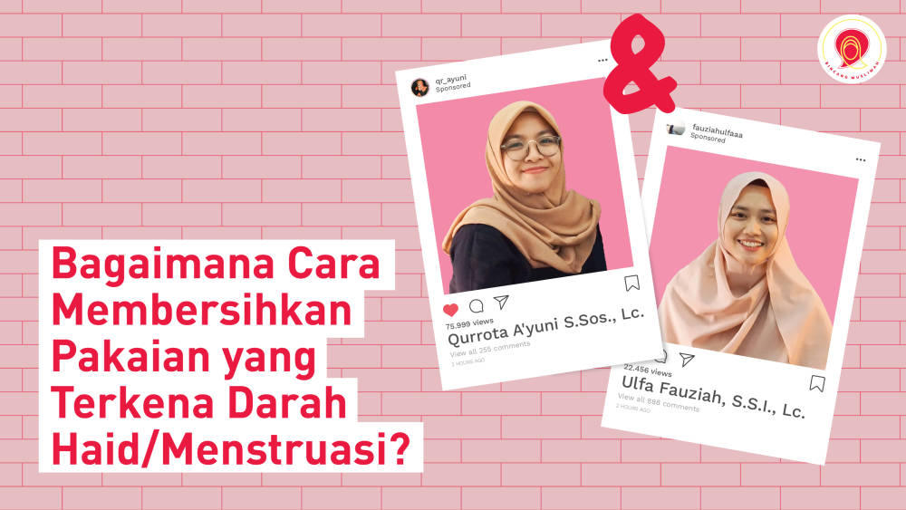 Pakaian yang terkena darah haid
