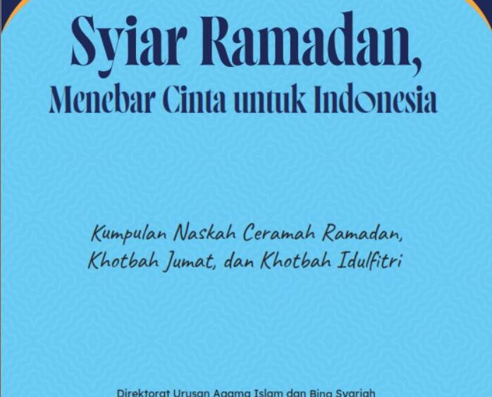 Buku Syiar Ramadan Kemenag RI: Menebar Cinta untuk Indonesia