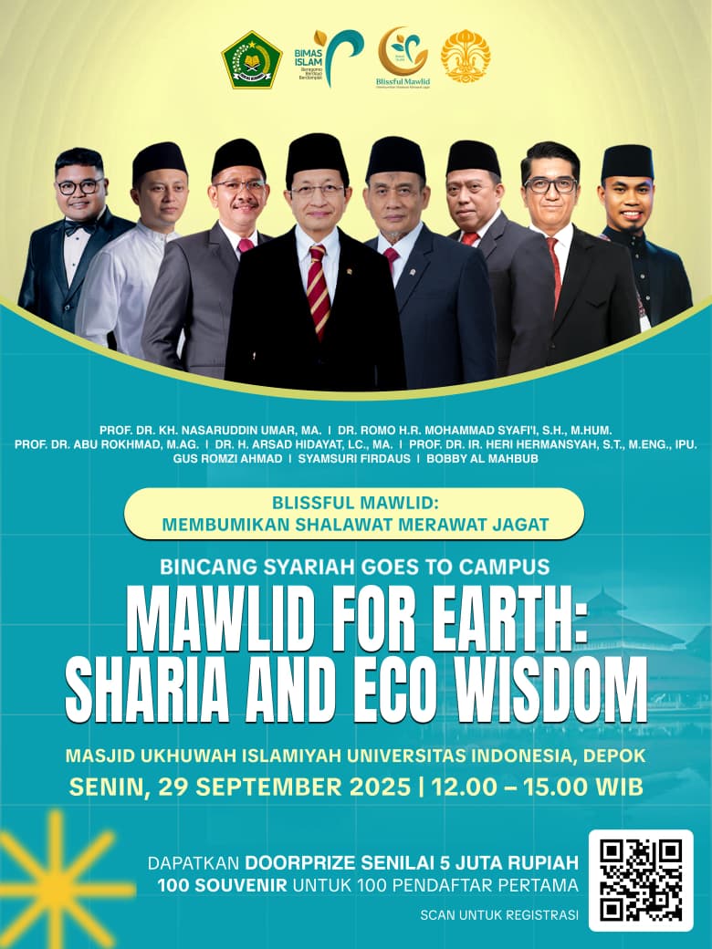 Kemenag Gelar Bincang Syariah Goes to Campus di Universitas Indonesia; Merayakan Maulid dengan Kesadaran Ekologis