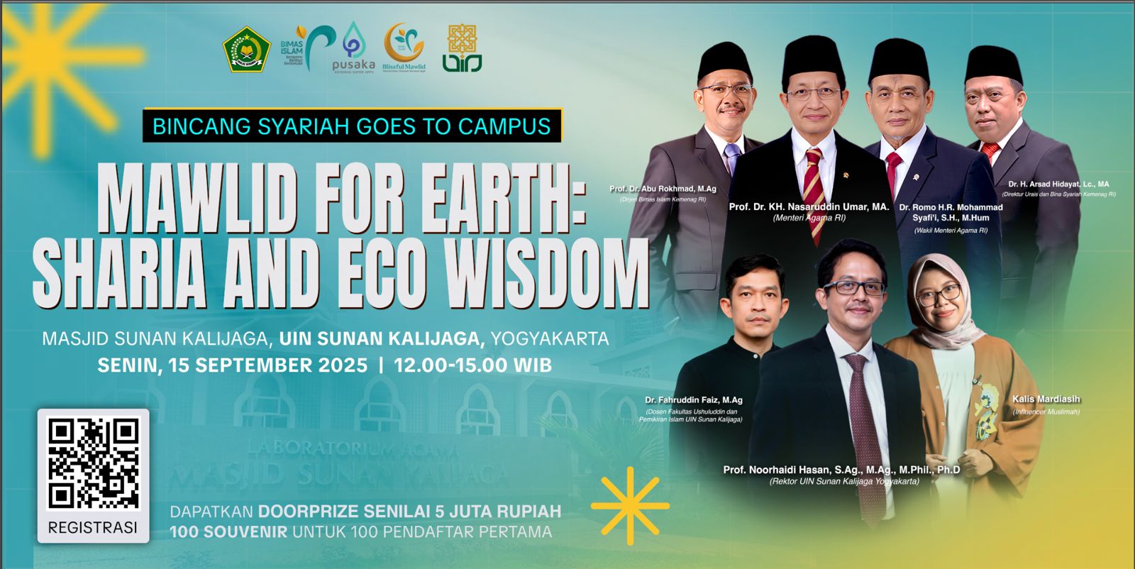 Kemenag Gelar Blissful Mawlid “Bincang Syariah Goes to Campus” Ajak Generasi Muda Rawat Bumi